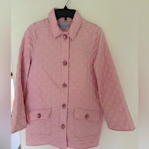 Hill House quilted pink jacket XS